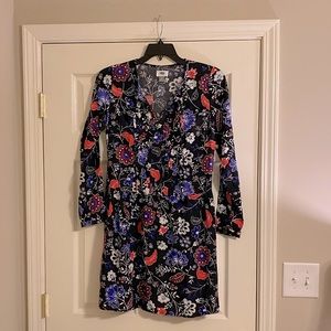 Old Navy dress, size small + tall, long sleeve, floral